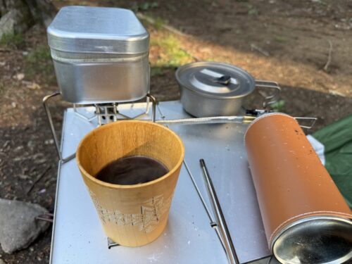ドリップしたコーヒー